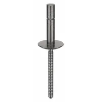 Blind Rivet,2.022" L,0.1875" dia,PK25: Inch, 2 1/64 in Overall Lg, 37/64 in Body Lg, Open End, 25 PK (MPN MGLT-R6-E-PKT)