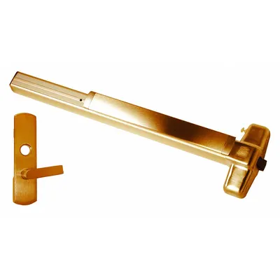 VON DUPRIN 99L-06 4 US10 RHR Rim Exit Device, Bronze, Touchbar, Lever Trim - Rim Push Bars