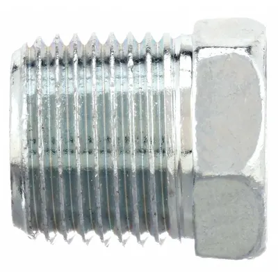 AEROQUIP Hydraulic Hose Plug: Carbon Steel, 3/8 in Fitting Size - Hydraulic Hose Plugs