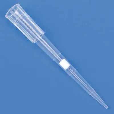 GLOBE SCIENTIFIC Filtered Pipette Tip: Sterile, 50 ul Capacity, Preconfigured Rack, Clear - Sterile Pipette Tips