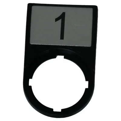 EATON Legend Plate: 22 mm Panel Mounting Size, Rectangular - Push-Button Rings & Plates