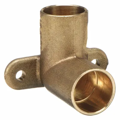 NIBCO 7075LF-34 Low-Lead Cast Copper Drop Ear Elbow - Low-Lead Cast Copper & Bronze Tube Fittings