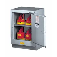 JUSTRITE Flammable Cabinet: 21 5/8 in Overall Dp, 24 in Overall Wd, 35 3/4 in Overall Ht, Steel (MPN 882424)