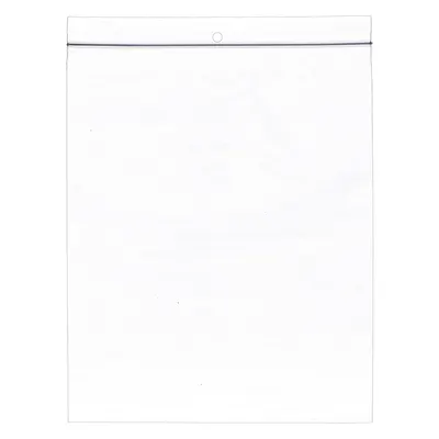 OEM Reclosable Bag: 2 mil Thick - Hang-Hole Reclosable Poly Bags