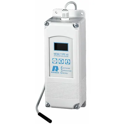 RANCO Temperature Control: Single Stages, Heat or Cool, -30°F to 220°F, Digital - Single-Stage Electronic Temperature Controls