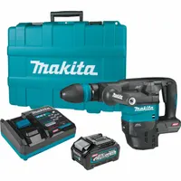 MAKITA Makita Cordless Demolition Hammer: 40V DC, SDS‑MAX, 8.9 ft-lbf, 2,650 bpm, 14.5 lb, w-Battery (MPN GMH01M1)
