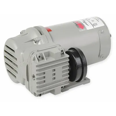 THOMAS Piston Air Compressor: 0.333 hp, 1 Phase, 12V DC, 100 psi Max Continuous Pressure - Reciprocating Piston Compressor/Vacuum Pumps