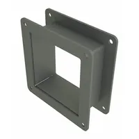 Wireway Nipple: 4 in Wd, 4 in Ht, 2 in Lg, Steel (MPN F44WN2)