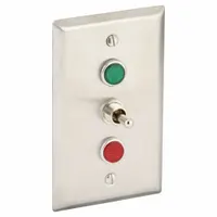TAPCO Toggle Switch: 3 Position, 3 Connections, SPDT, 6 in Wire Leads Connection (MPN 113632)