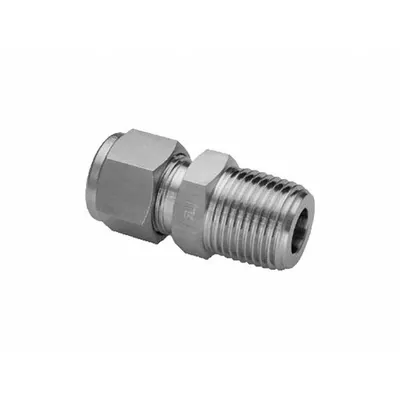 HAM-LET Double-Ferrule Stainless Steel Fitting: 6 mm OD x 1/8 in Pipe Weld - Double-Ferrule Stainless Steel Fittings