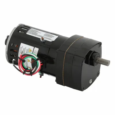 Dayton Gearmotor: Parallel, Single Output Shaft, PSC, Open, 2.3 RPM, 100 in-lb Max Torque - Parallel Shaft AC Gearmotors