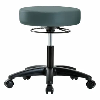 OEM Stool: Vinyl, Ht Range 17 1/4 in to 22 1/2 in, 17 in Seat Wd, 17 in Seat Dp - Vinyl Lab Stools