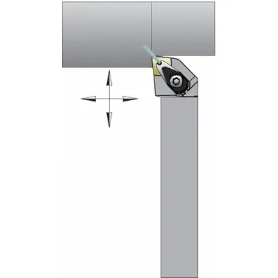 DORIAN Indexable Turning Toolholder: ADCLNR164D (MPN 73310153002) - Indexable Turning & Profiling Toolholders
