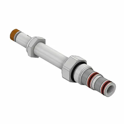 Parker Spool Valve: Steel, Screw-In, Two Positions, Three-Way, C08-3 Valve Cavity Size - Solenoid Cartridge Valves