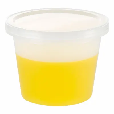 GLOBE SCIENTIFIC Laboratory Jar: HDPE, Polypropylene, 4 fl oz, 74.93 mm Body Dia, 56.64 mm Ht - HDPE Lab Jars