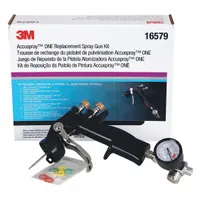 3M HVLP Spray Gun: HVLP, 1/2 in to 12 in, 1/4 in Air Inlet Size, Paints, BSP/NPS, 13 cfm @ 24 psi (MPN 16579)
