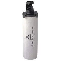 Replacement filter element with activated carbon media rated at 0.003 micron. Designed for removal of fine particulates, oil vapors, odors, and hydrocarbons from compressed air or gas streams. Suitable for industrial filtration applications requiring high-purity air.