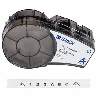 BRADY M21-500-581-WT Thermal Transfer Continuous Label Roll Cartridge - Brady Thermal Transfer Continuous Label Roll Cartridges