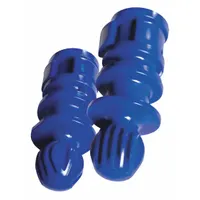 ZIPWALL Dust Barrier Floor Adaptor: Floor Adaptor, 5 in Wd, 5 in Lg, 2 in Ht, Plastic, Blue, 2 PK (MPN FA10)
