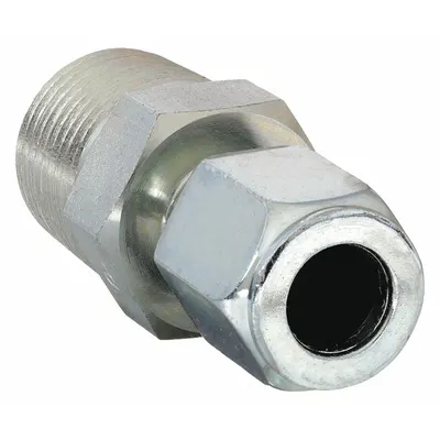 PARKER Ferulok Flareless Bite-Type Steel Compression Fitting Adapter - Flareless Bite-Type Steel Compression Fittings