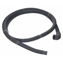 OEM replacement drain hose for Electrolux washing machines. Carries wastewater from the washer to the household drain. Constructed to ensure proper drainage and a secure fit to prevent leaks during the drain cycle.