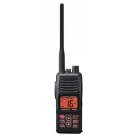 STANDARD HORIZON Marine Handheld Two Way Radio: VHF, Analog, 5 W, 40 Channels, Alphanumeric, IPX8 (MPN HX400IS)