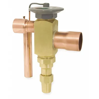 Parker Thermostatic Expansion Valve: OE, Straight-Thru, For R-22 Refrigerant Type - Thermostatic Expansion Valves