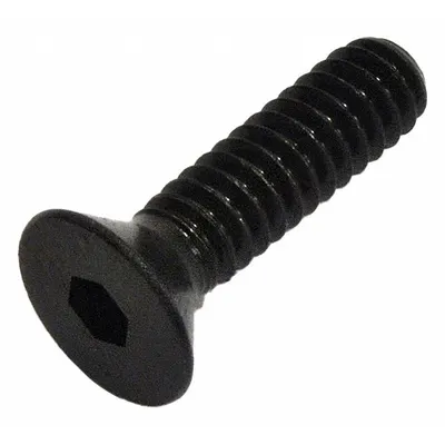 KERR LAKESIDE Socket Flat Head Screw: #5-40 Thread Size, 3/4 in Lg, Flat, Black Oxide - Flat Head Socket Cap Screws