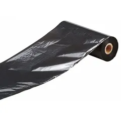 Black wax/resin ribbon for THT 1" Core Printers. Smear-resistant and CSA Approved. Suitable for industrial labeling applications such as asset tracking, safety signage, and cable marking.