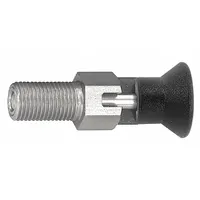 KIPP Indexing Plunger: Locking, SS, M20x1.5 Thread, 15 N to 34 N Nose Force (MPN K0338.13410)