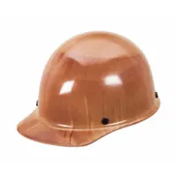 MSA Hard Hat: Tan, No Graphics, Pinlock, Phenolic, Lamp Bracket & Cord Holder, MSA, Solid, Skullgard (MPN 460409)