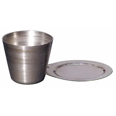 UNITED Crucible: 30 mL Capacity - mL, 39 mm Dia, 39 mm Overall Ht, Polished - Crucibles