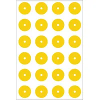 ACCUFORMNMC Gauge Marking Labels: Yellow, Polyester, 24 PK (MPN GML101YL)