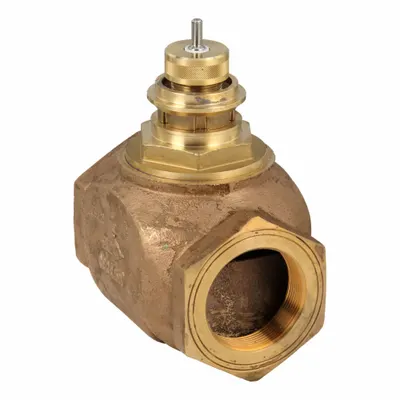 JOHNSON CONTROLS Hydronic Globe Valve: 2-Way, 46.2 CV Flow, 2 in Female NPT, Bronze Body - 2-Way NPT Connection Globe Valves