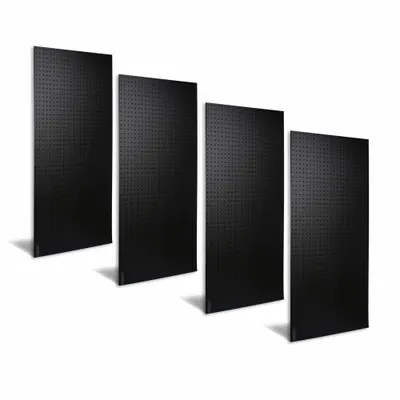 TRITON PRODUCTS Pegboard Panel: Round, 1/4 in Peg Hole Size, 48 in x 24 in x 1/4 in, ABS - Round-Hole Pegboard Panel & Accessory Kits