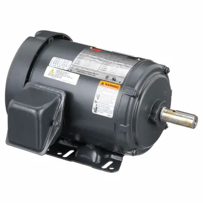 Dayton General Purpose Motor: Rigid Base Mount, Totally Enclosed Fan Cooled, 2 hp - Rigid Base 3-Phase General Purpose AC Motors