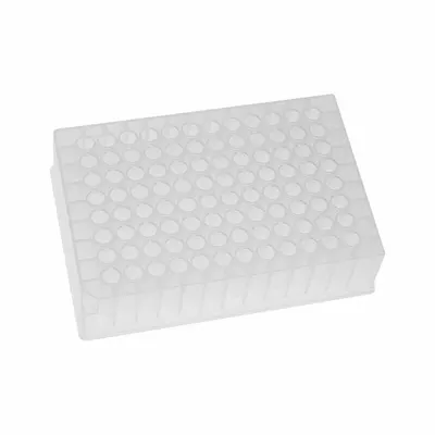 MTC BIO Well Plate: Non-Sterile, 96 Wells, 1.1 mL, 7 mm Dia, RNase/DNase Free, Round - Multiple Well Plates