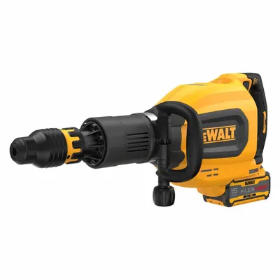 DEWALT Demo Hammers: 60V, SDS-Max, 27 J, 1,620 bpm, 27 lb Wt, L-Shape, Brushless Motor - Dewalt Cordless Demolition Hammers
