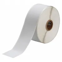 Wraparound Label: Polyvinyl Fluoride, Black on White, For 28 AWG to 20 AWG Wire Gauge (MPN THT-105-437-SC)