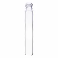 KIMBLE Culture Tube: 12 mL, Culture Tube, 16 mm Body Dia, 100 mm Overall Ht, Colorless, Round (MPN 73770-16100)