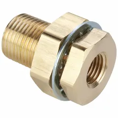 This straight pipe fitting connects female and male NPT threaded ports in high-pressure fluid systems. Rated for a maximum operating pressure of 1,000 psi, it is suitable for hydraulic, pneumatic, and general fluid-handling applications requiring a reliable seal.