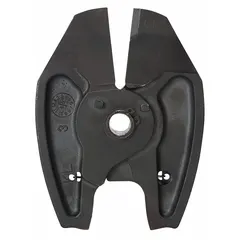 This cutting jaw assembly is a replacement die for use with compatible crimping and cutting tools. It is designed for cutting copper and aluminum cable in electrical and utility applications. The assembly provides clean, precise cuts for cable preparation and maintenance tasks.