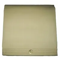MAURITZON Tarp: 7.75 ft Lg, 4 ft Wd, Heavy Duty, 20 mil, Vinyl, Tan, 14.5 oz/sq yd, Waterproof (MPN IHT-10-0408)