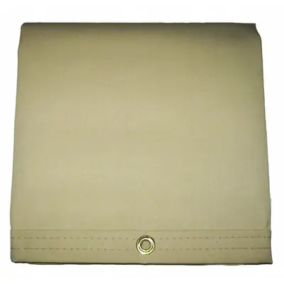 MAURITZON Tarp: 7.75 ft Lg, 4 ft Wd, Heavy Duty, 20 mil, Vinyl, Tan, 14.5 oz/sq yd - Vinyl Tarps