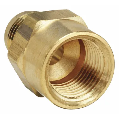 PARKER Flared Fitting Elbow: 5/16 in OD x 1/8 in Pipe Fitting Size, Flared/Threaded - Standard Brass 45-Degree Flare Tube Fittings