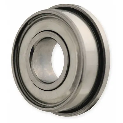 Dayton Flanged Radial Ball Bearing: R6, 3/8 in Bore, 0.969 in Flange Dia, Dbl Shield - General Purpose Flanged Ball Bearings