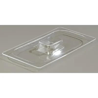 CARLISLE Food Pan Lid: Third Size, 12 3/4 in Overall Lg, 6 7/8 in Overall Wd - Steam Table Pan Covers