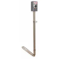TEMPCO Drum Immersion Heater: 115V AC, 1,000 W Watts, 60°F to 250°F, Steel, Drums, Indoor (MPN TAT30005)