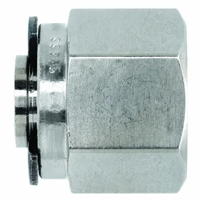 BRENNAN INDUSTRIES NS0304-04-SS Compression Fitting Plug - Clean & Bagged Single-Ferrule Stainless Steel Fittings