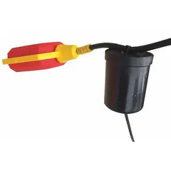 Polypropylene cable weight for universal float switches. Weighs 0.41 lb and includes a cable tie. Used to maintain proper positioning of float switches in liquid-level detection applications.